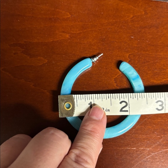 Machete large hoop earrings - Picture 2 of 2